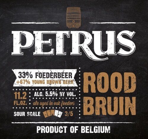 Petrus Bruin 330ml Rtn pump clip