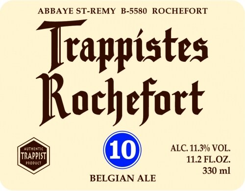 Rochefort 10 330ml Returnable Bottle pump clip