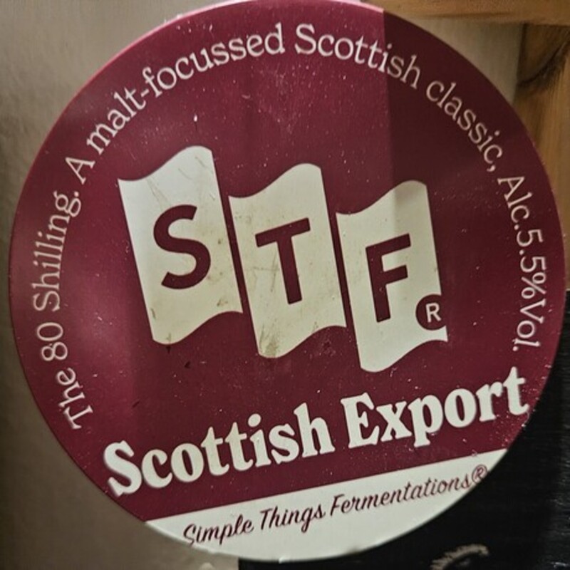 Scottish Export 80/- pump clip