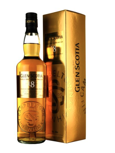 Glen Scotia 18 year old 46% 25ml pump clip