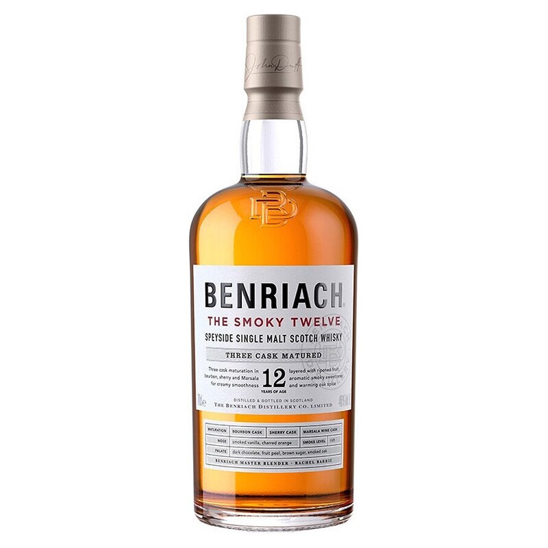 Benriach: The Smoky Twelve 46% 25ml pump clip